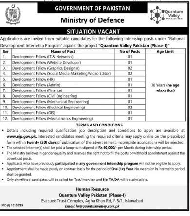 Ministry of Defence Jobs 2026 Apply Online